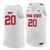 Ohio State Buckeyes #20 Greg Oden White College Basketball Jersey Dzhi,baseball caps,new era cap wholesale,wholesale hats